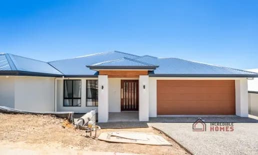 Home exterior in the Mount Barker project